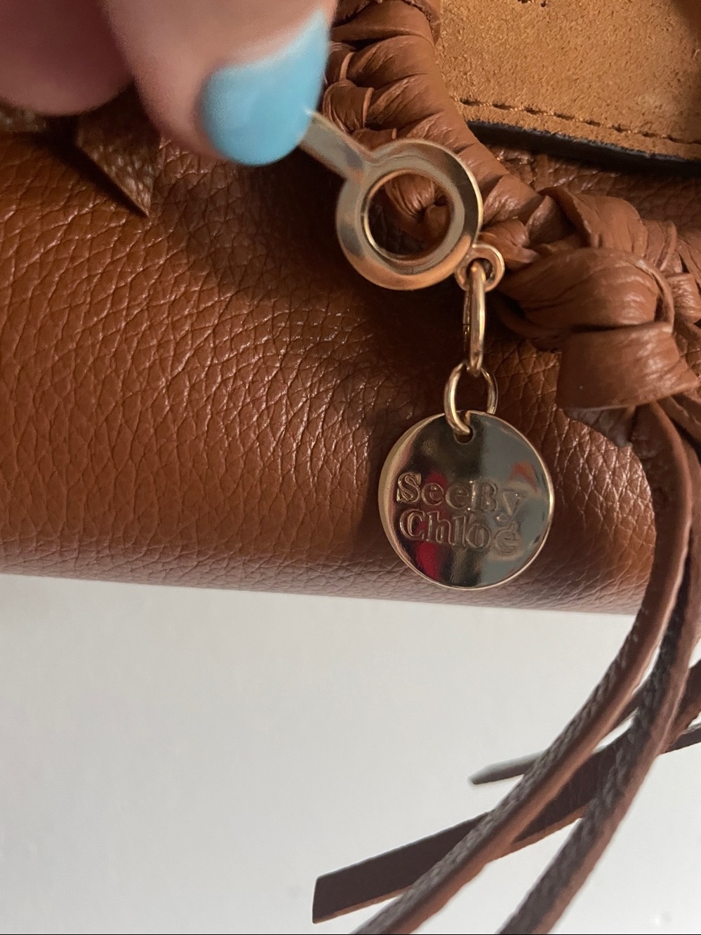 See By Chloe Joan Suede and Leather Shoulder Bag - Picture 5 of 13